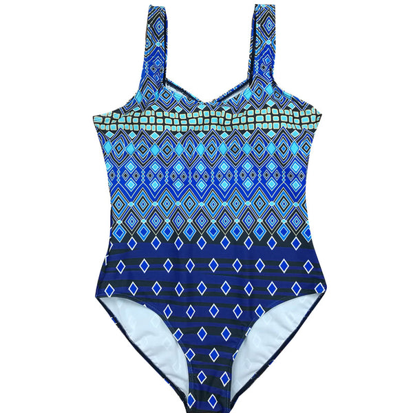 Retro Vintage Bathing One-Piece Suit