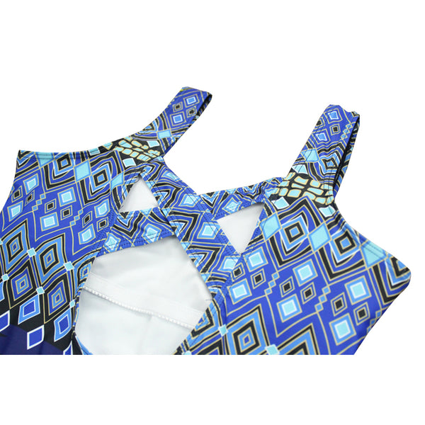 Retro Vintage Bathing One-Piece Suit